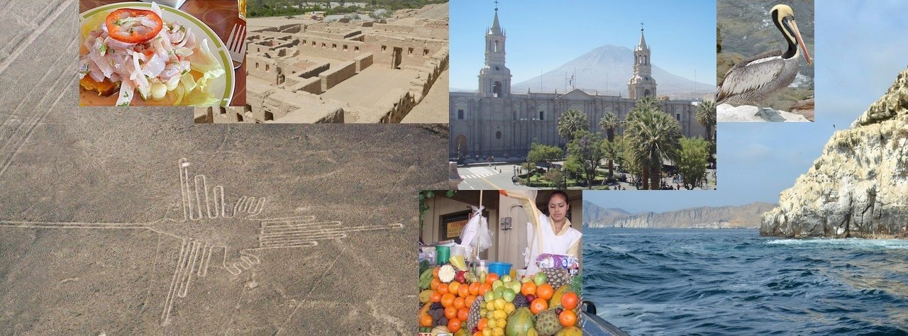 Reise entlang der Südküste von Peru